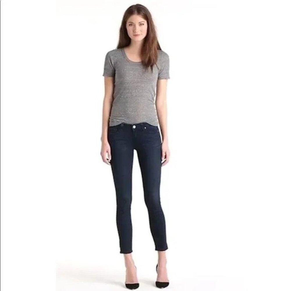 PAIGE‎ TRANSCEND VERDUGO STRETCH SKINNY MID-RISE ANKLE JEANS 28